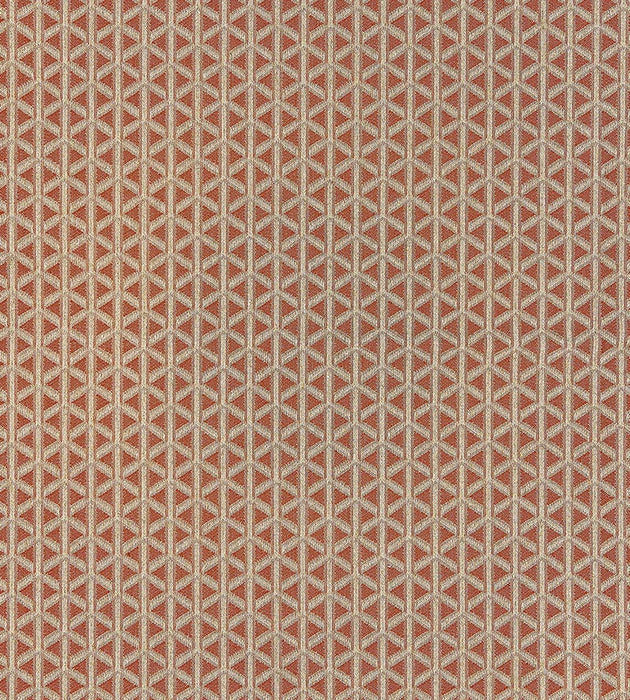 Old World Weavers Cross Channel Pimento Fabric NK 0004CROS