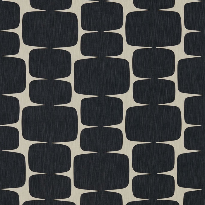 Scion Lohko Liquorice/Hemp 120487 Fabric Sample NLOH120487