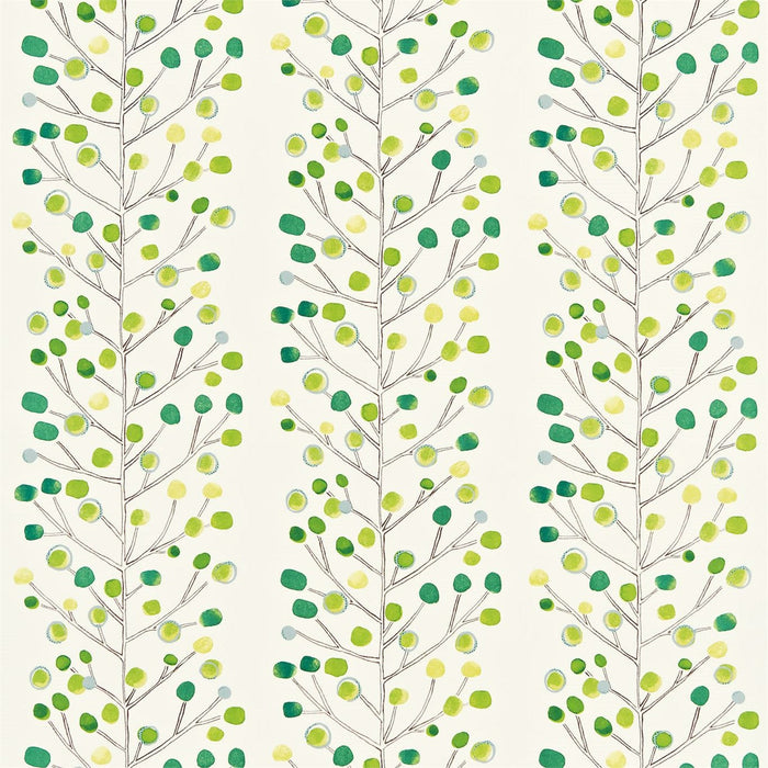 Scion Berry Tree Emerald/Chalk/Lime 120051 Fabric Sample NMEL120051