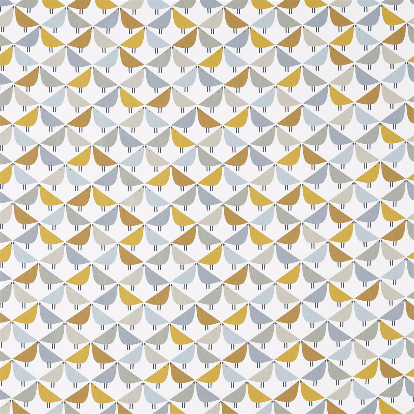 Scion Lintu Dandelion/Butterscotch/Pebble 120586 Fabric Sample NNOU120586