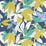 Scion Baja Forest/Citrus/Electric Blue 120724 Fabric Sample NNUE120724