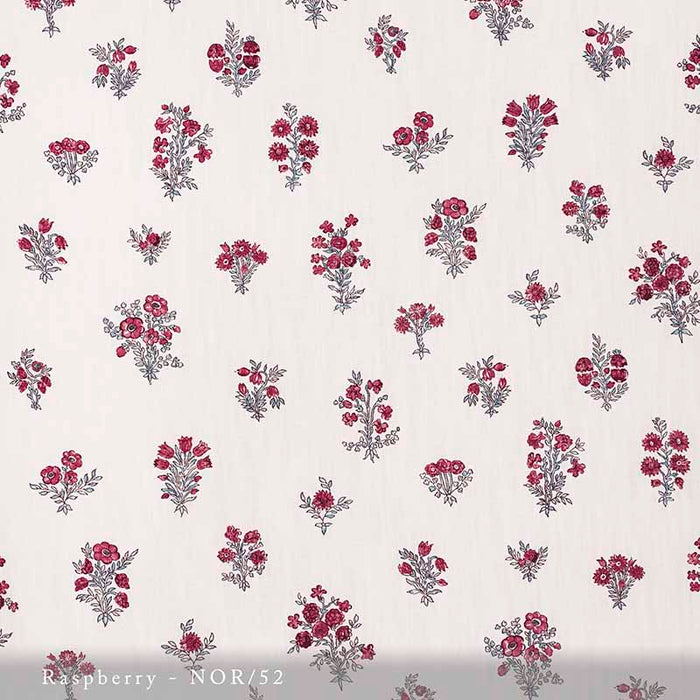 Lisa Fine Noor Raspberry Fabric Sample NOR-52