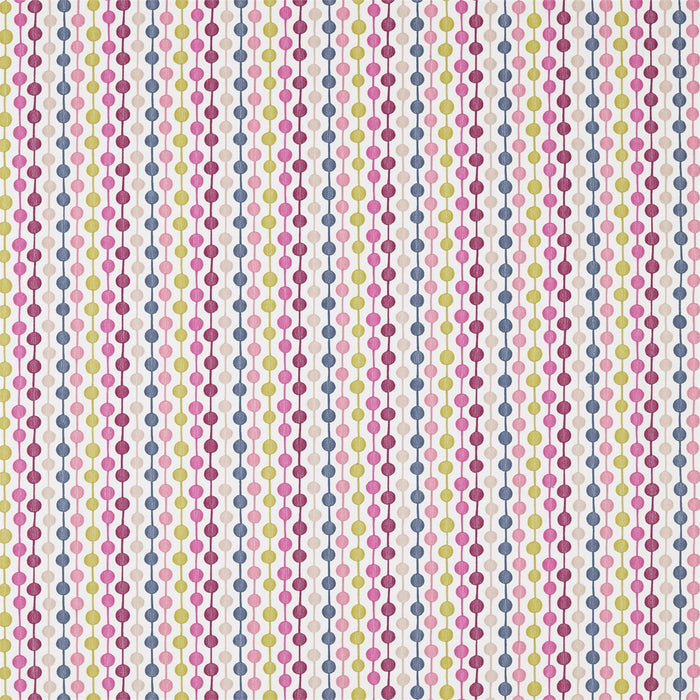 Scion Paikka Bilberry/Rhubarb/Indigo 132427 Fabric Sample NPED132427