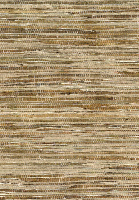 Seabrook Designs Water Hyacinth Brown Wallpaper NR119X