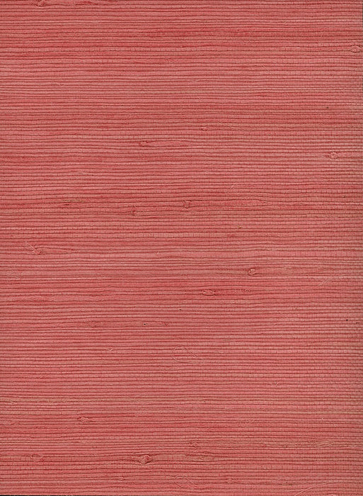 Seabrook Designs Jute Pink Wallpaper Sample NR147X