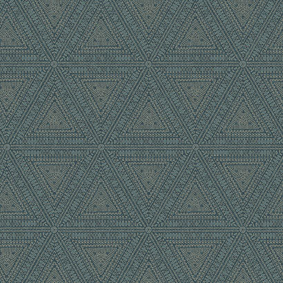 York Norse Tribal Blue Wallpaper NR1511