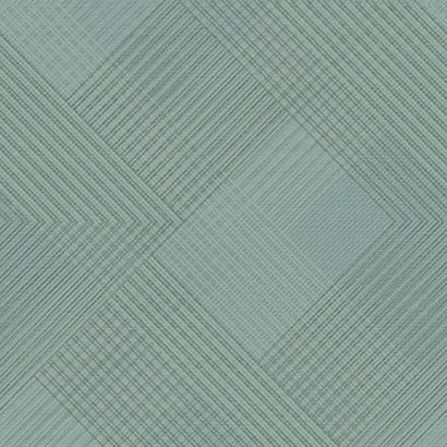 York Scandia Plaid Blue Metallic Wallpaper NR1538