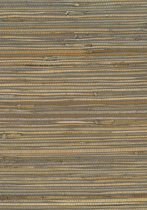 Seabrook Designs Rushcloth Brown Wallpaper Sample NR163X