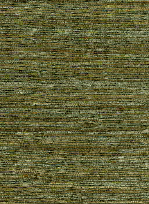 Seabrook Designs Water Hyancinth Green, Tan Wallpaper Sample NR182X