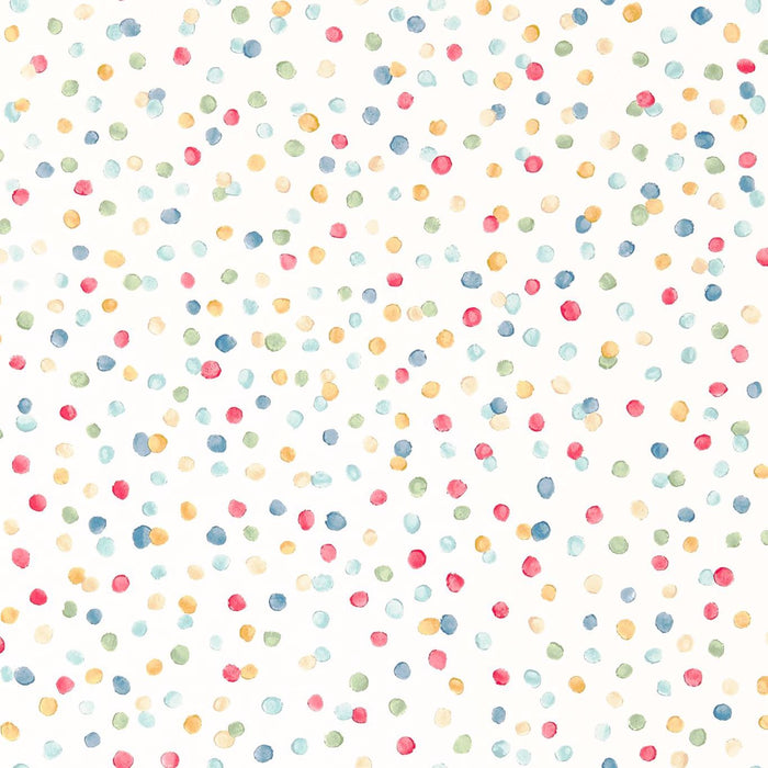 Scion Lots of Dots Pistachio/Pimento/Denim 111282 Wallpaper Sample NSCK111282