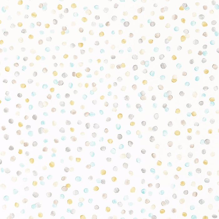 Scion Lots of Dots Hemp/Biscuit/Maize 111283 Wallpaper Sample NSCK111283