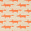 Scion Mr Fox Tangerine/Linen 131655 Fabric Sample NSCK131655