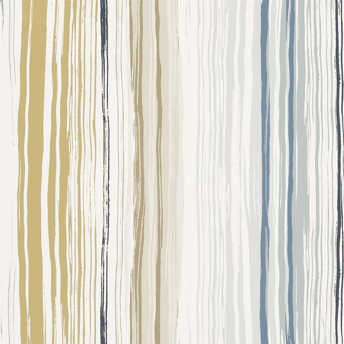 Scion Zing Denim/Ochre/Slate 110826 Wallpaper Sample NSWA110826