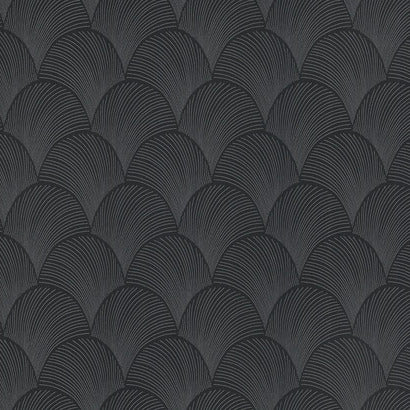 York Metallic Black Wallpaper NT6105