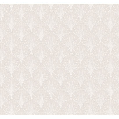 York Scalloped Pearls Cream & White Wallpaper NV5551