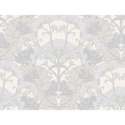 York Yarrow Nouvea Grey & Cream Wallpaper NV5556