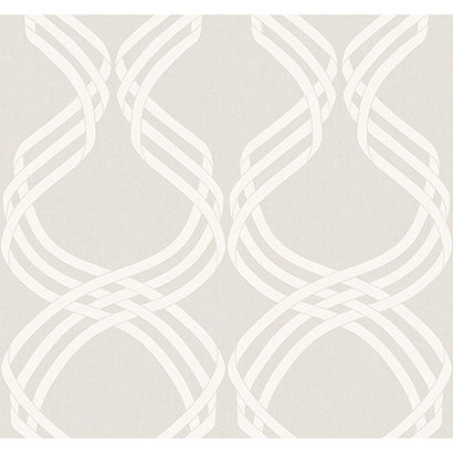 York Dante Ribbon Beige & White Sample NV5564