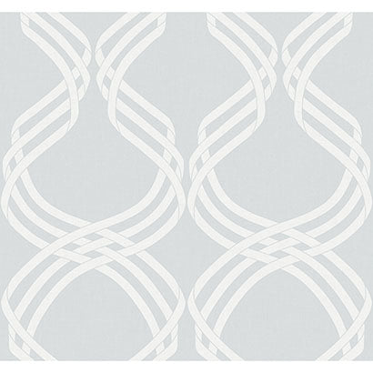 York Dante Ribbon Grey & White Sample NV5565