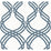 York Dante Ribbon White & Navy Wallpaper NV5566