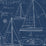 NextWall Yacht Club Navy Blue Wallpaper Sample NW32902