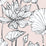 NextWall Lotus Floral Blush & Ebony Wallpaper Sample NW33101