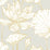 NextWall Lotus Floral Metallic Gold & Gray Wallpaper NW33118