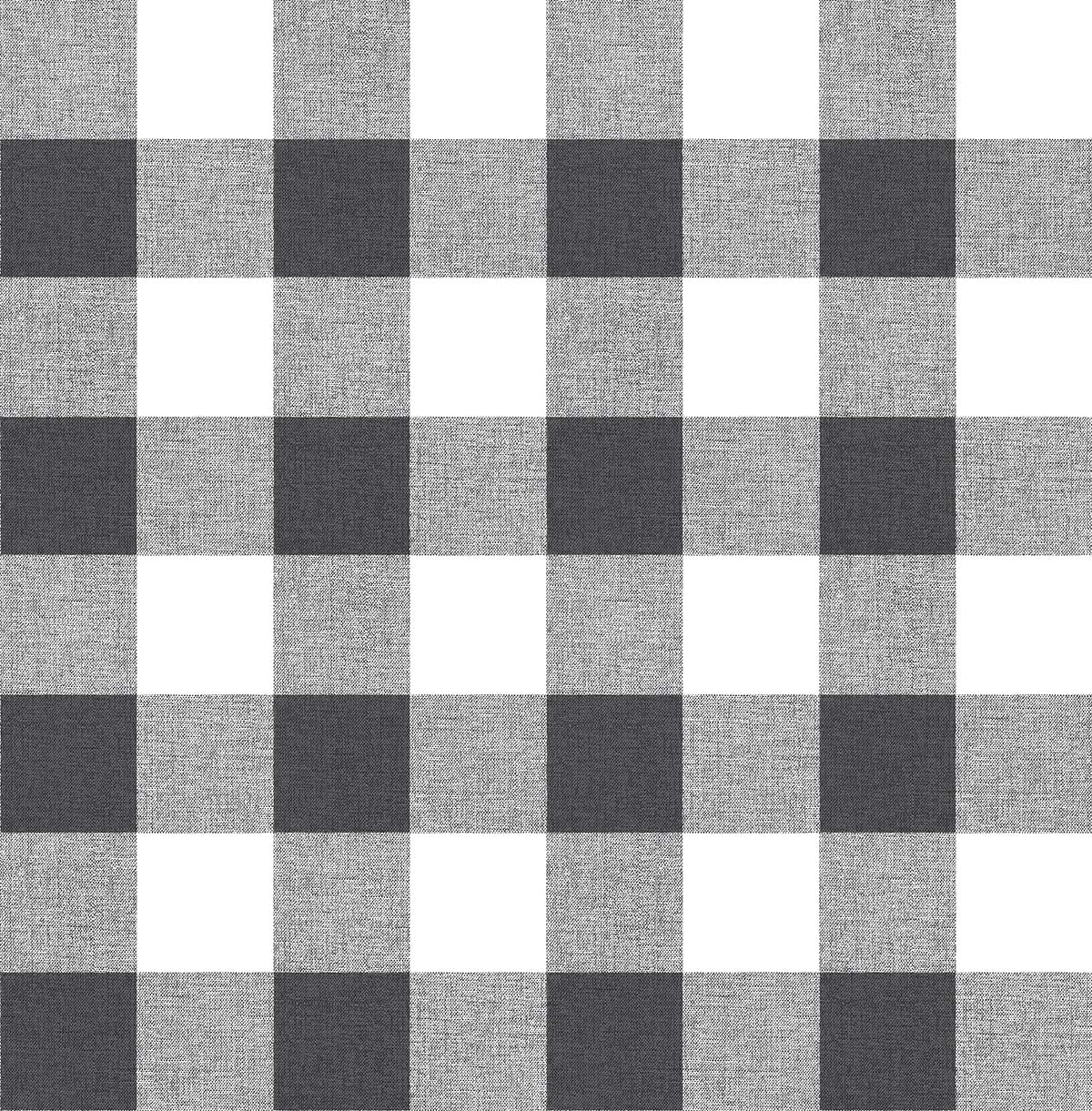 NextWall Picnic Plaid Charcoal Wallpaper Sample NW34500