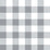 NextWall Picnic Plaid Gray & White Wallpaper Sample NW34508