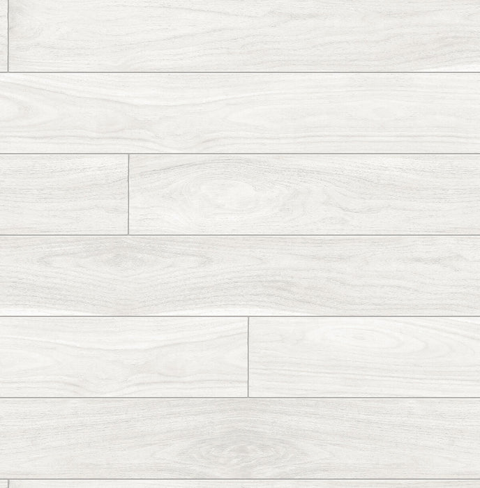 NextWall Teak Planks Off-white Wallpaper NW35400