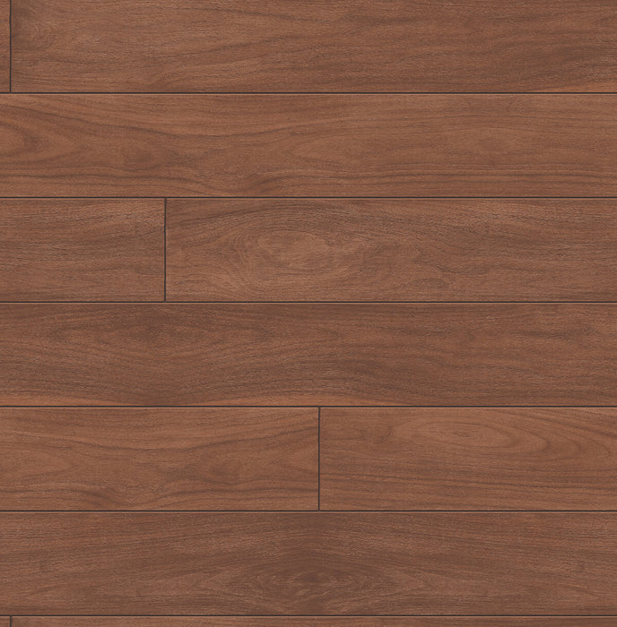 NextWall Teak Planks Mahogany Wallpaper NW35405