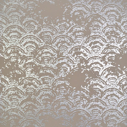 York Eclipse Khaki & Silver Wallpaper NW3599