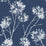 NextWall One O''clocks Denim Blue Wallpaper Sample NW36002