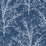 NextWall Tree Branches Coastal Blue Wallpaper Sample NW36102