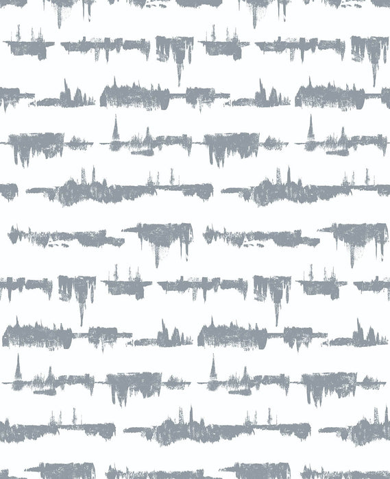 NextWall Lifeline Cove Gray Wallpaper Sample NW37108