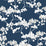 NextWall Cyprus Blossom Navy Blue & Gray Wallpaper Sample NW37202