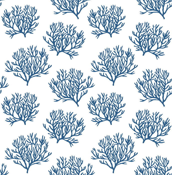 NextWall Coastal Coral Reef Marine Blue Wallpaper NW38002