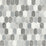 NextWall Brushed Hex Tile Icy Grey & Nickel Wallpaper Sample NW38803