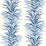 NextWall Leaf Stripe Carolina Blue Wallpaper Sample NW39102