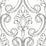 NextWall Sketched Damask Ebony Wallpaper Sample NW39400