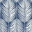 NextWall Palm Silhouette Coastal Blue Wallpaper Sample NW39802