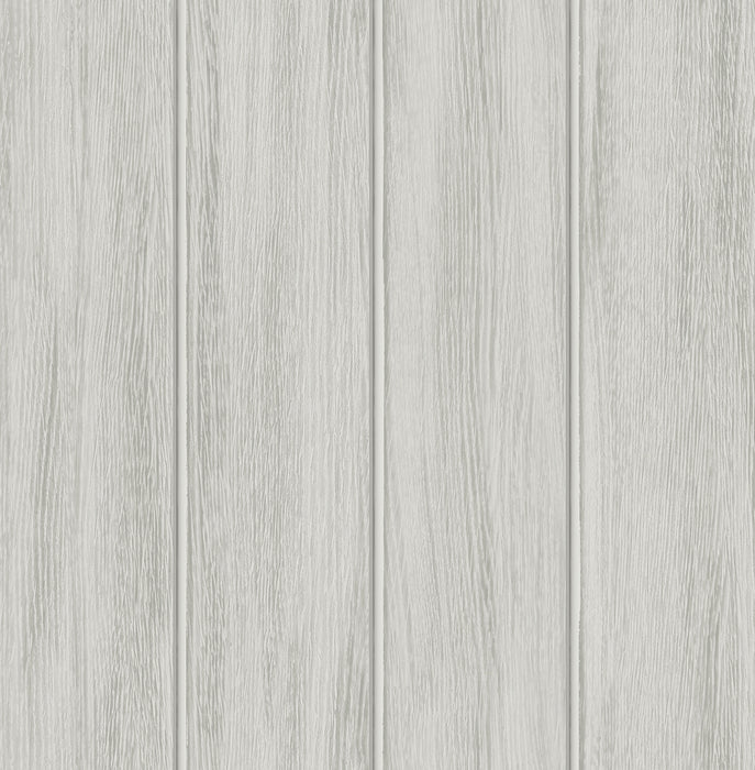 NextWall Wood Panel Weathered Grey Wallpaper NW39906