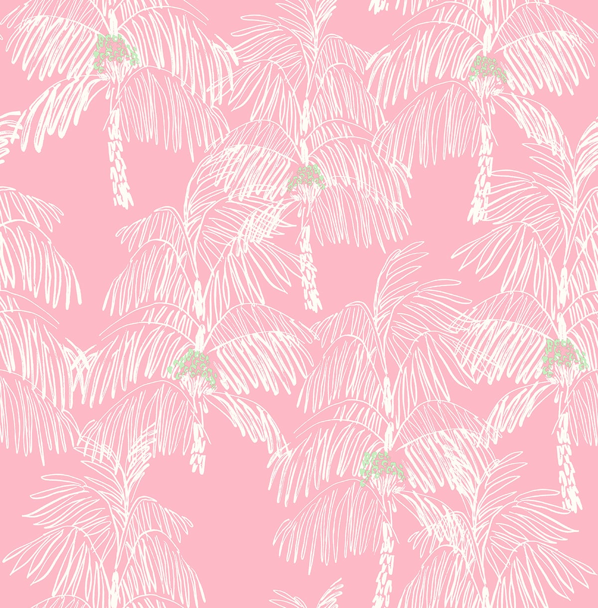 NextWall Palm Beach Flamingo Wallpaper NW40001