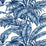 NextWall Palm Jungle Marine Blue Wallpaper Sample NW40402