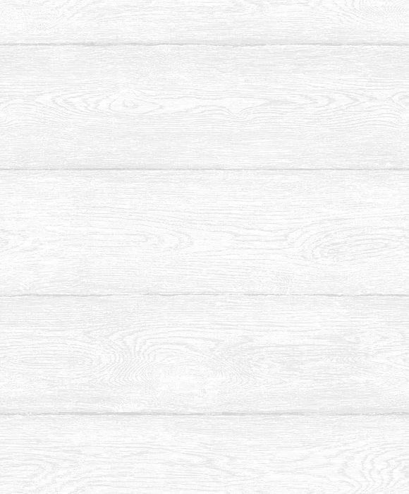 NextWall Woodgrain Pearl Grey Wallpaper Sample NW40700