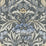 NextWall Acanthus Floral Charcoal & Carolina Blue Wallpaper Sample NW41500