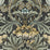 NextWall Acanthus Floral Charocal & Goldenrod Wallpaper Sample NW41510