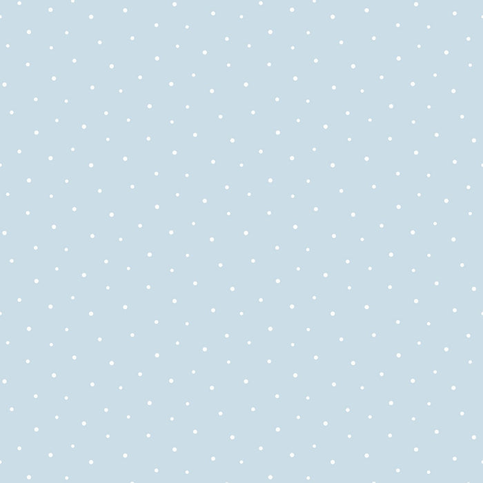 NextWall Polka Dots Baby Blue Wallpaper NW42102