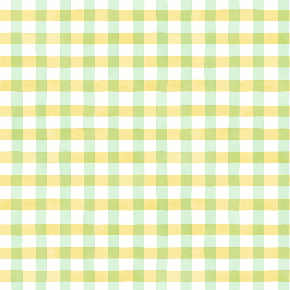 NextWall Spring Plaid Lemon Lime Wallpaper NW42304