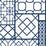 NextWall Garden Trellis Navy Blue Wallpaper NW42602