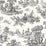 NextWall Chateau Toile Inkwell Wallpaper Sample NW43300